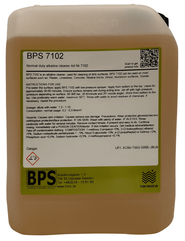 BPS 7102 Fasadevask Alkalisk