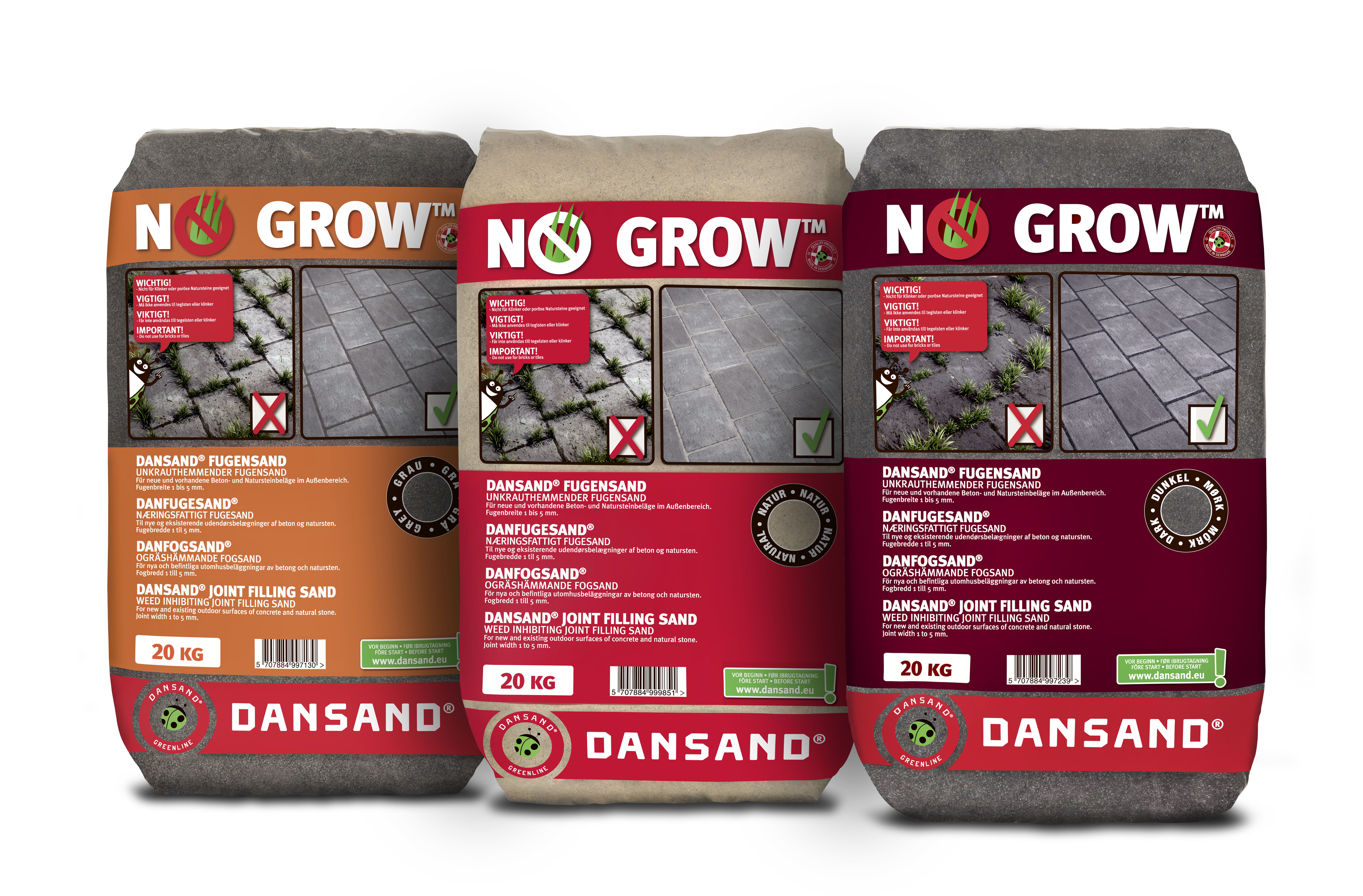 Danfug Nogrow Grå 20 kg